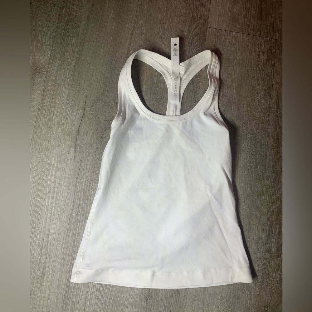 LULULEMON SIZE 0 Woman’s White Tank